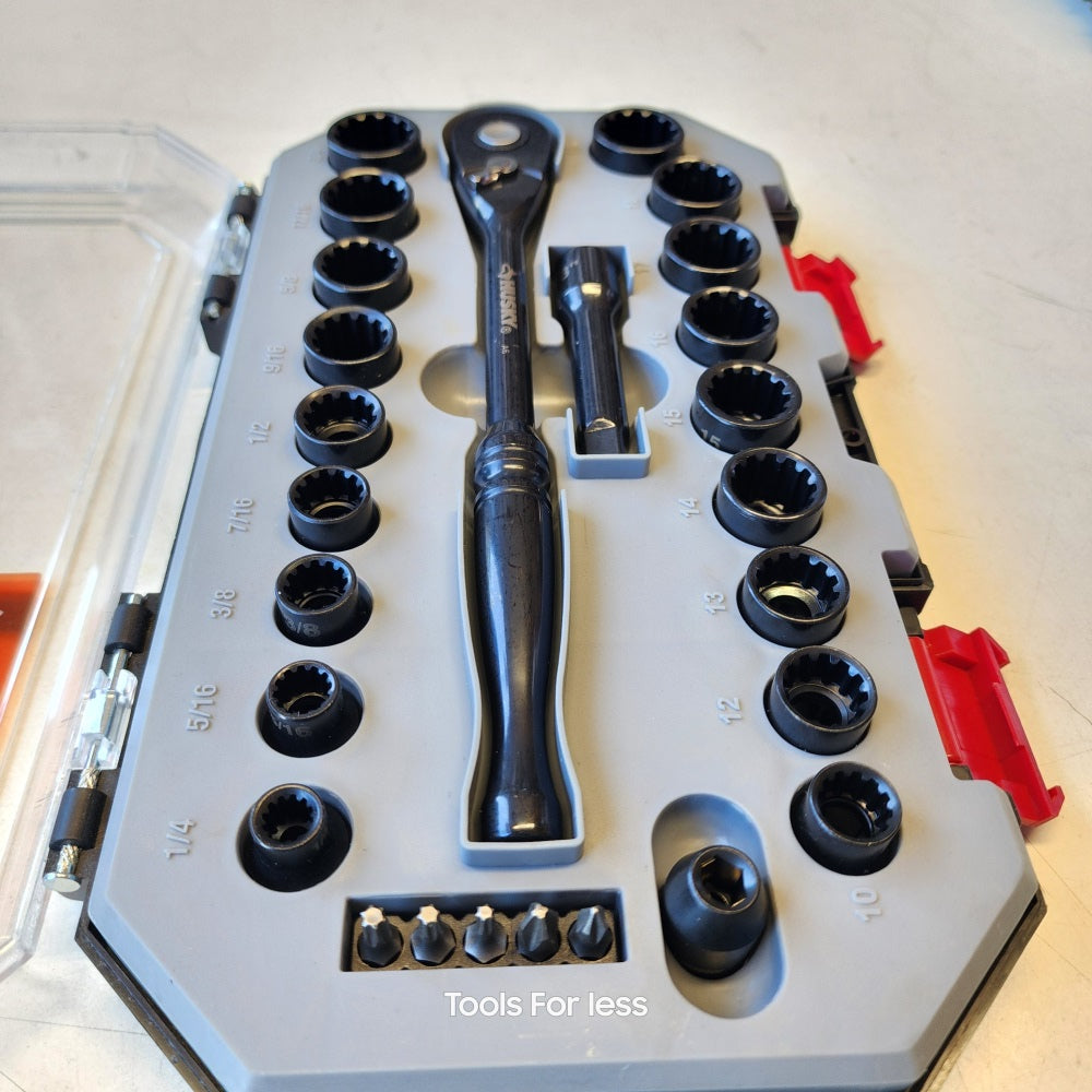 100-position 3/8 in. Drive Universal Socket Wrench Set 100-position 3/8 in. Drive Universal Socket Wrench Set